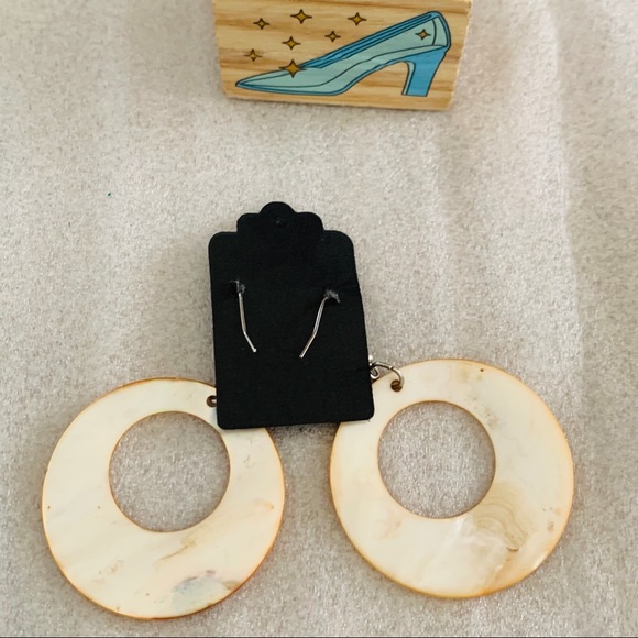 Vintage Dazzlers Drop Pave Hoops Earrings - Picture 2 of 7